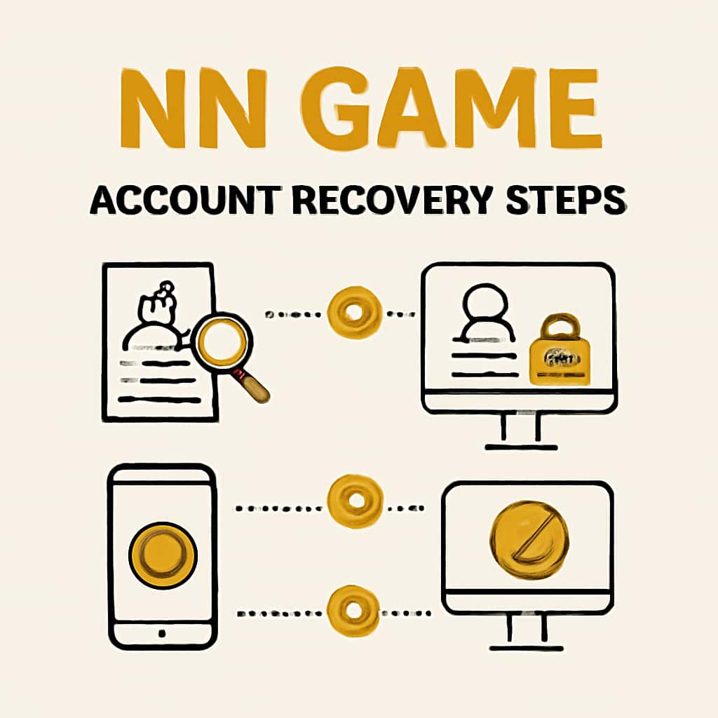 Diagram illustrating NN Game Account Recovery process.